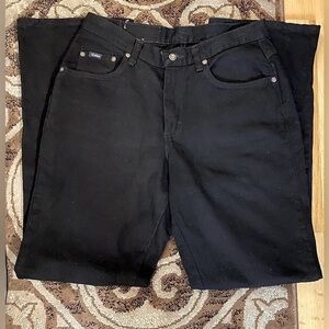 Y2K, Rider Jeans superior fit/boot cut/logo zipper/bullseye burrs/antique brass